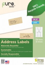 Compostable Blank Address Labels image