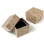 Fair Trade Artisanal Jewelry Boxes - 1 5/8 x 1 5/8 x 1 1/4 